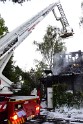 Grossfeuer Einfamilienhaus Siegburg Muehlengrabenstr P0783